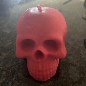 Red skull candle, Altar candle, Spell Candle